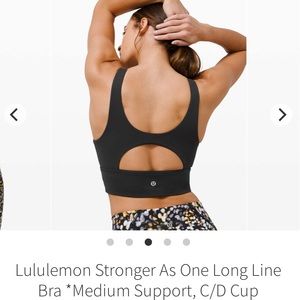 Lululemon Stronger as One Sports Bra Black